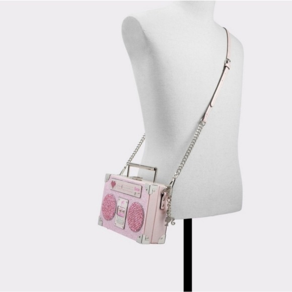 🔥SALES Rare🎀BarbieX Aldo Barbiebeat Boombox Crossbody Bag LIMITED EDITION New!✨️ - Picture 4 of 8